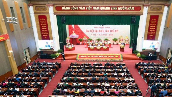 Le 16e Congrès du Comité du Parti de la province de Son La. Photo : VNA