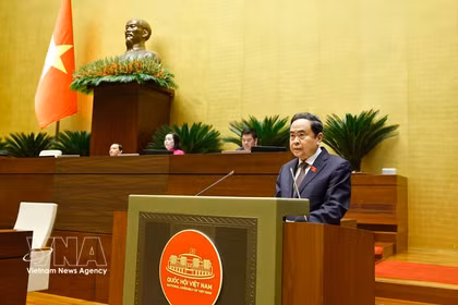 Le président de l’Assemblée nationale, Tran Thanh Man. Photo: VNA