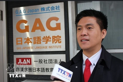 Nguyen Duy Anh, président d’honneur de l’Association des Vietnamiens dans la préfecture de Fukuoka au Japon et secrétaire général du Réseau mondial pour l'enseignement du vietnamien et de la culture vietnamienne. Photo: VNA