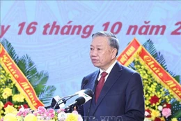 Le secrétaire général Tô Lâm s'exprime. Photo: VNA