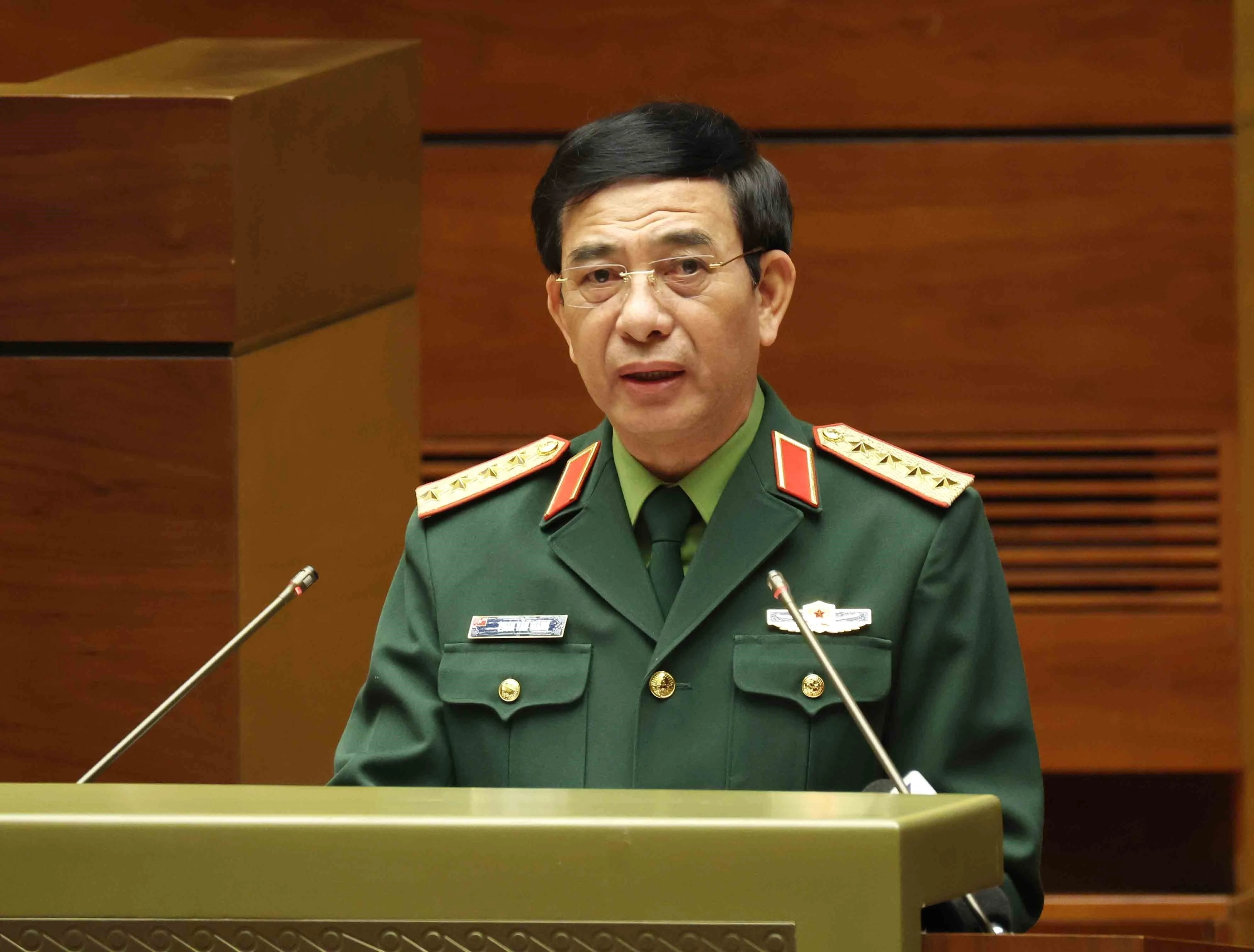 Le ministre de la Défense, Phan Van Giang. Photo: VNA