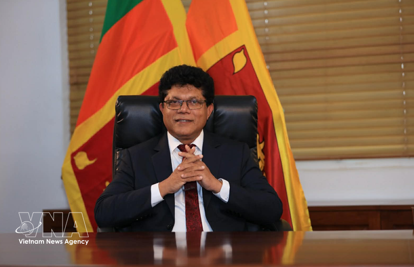 Dammika Patabendi, ministre sri-lankais de l'Environnement et président de l'Association d'amitié parlementaire Sri Lanka-Vietnam. Photo : VNA