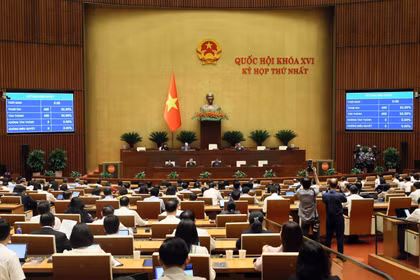 La première session de la 16e Assemblée nationale. Photo: VNA