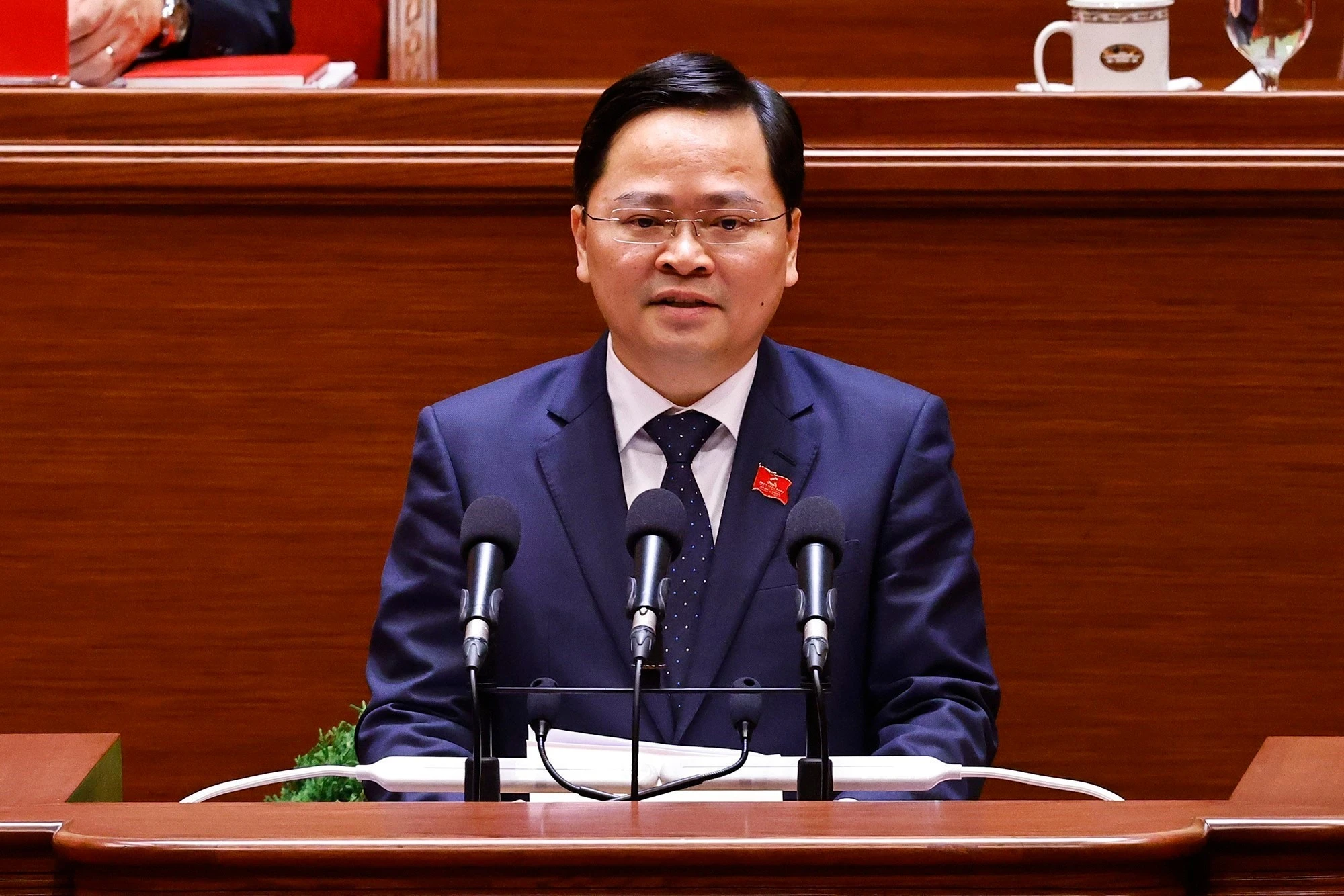 Nguyen Anh Tuan, chef adjoint de la Commission centrale des politiques et des stratégies. Photo: VNA