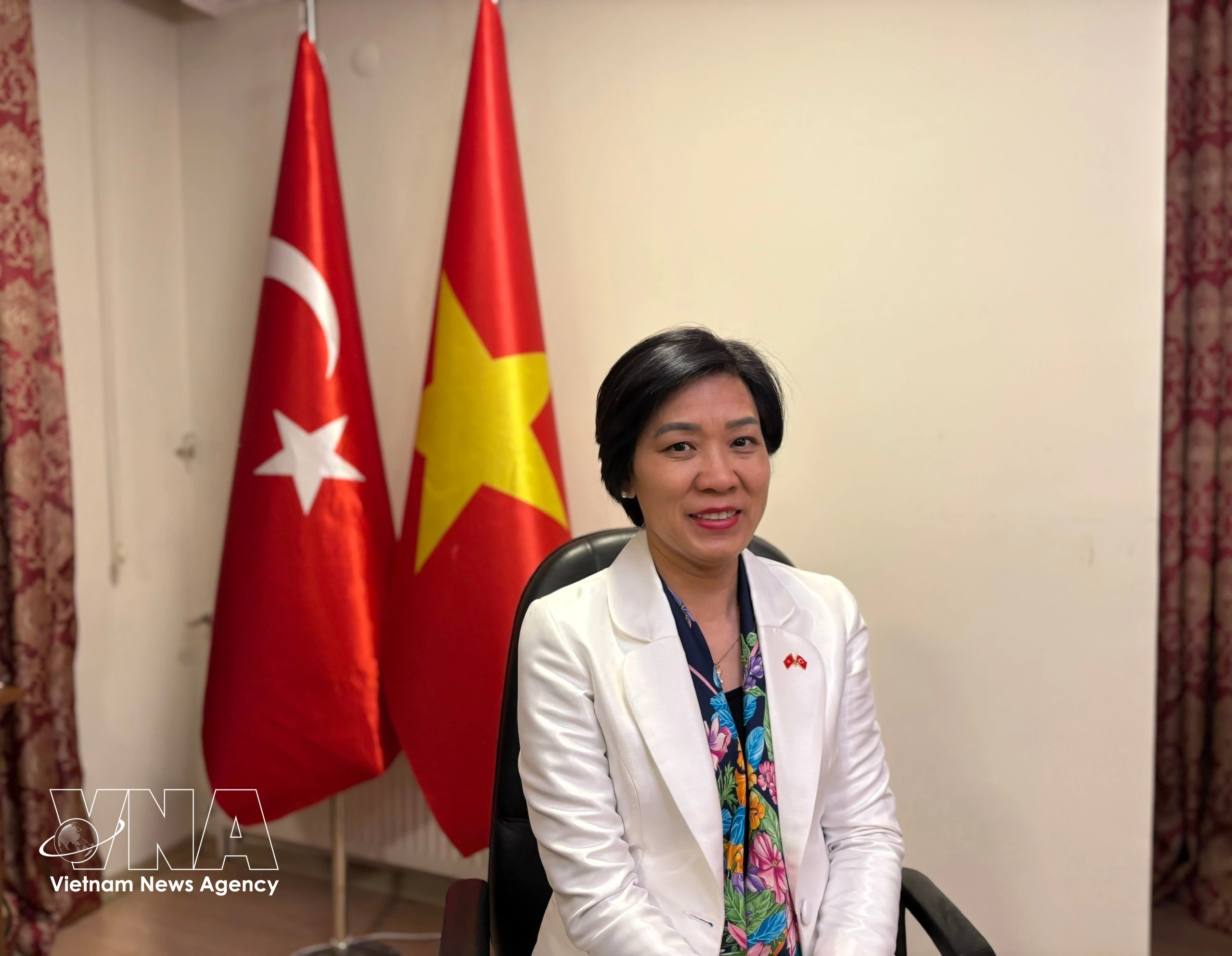 L’ambassadrice du Vietnam en Turquie, Dang Thi Thu Ha. Photo: VNA